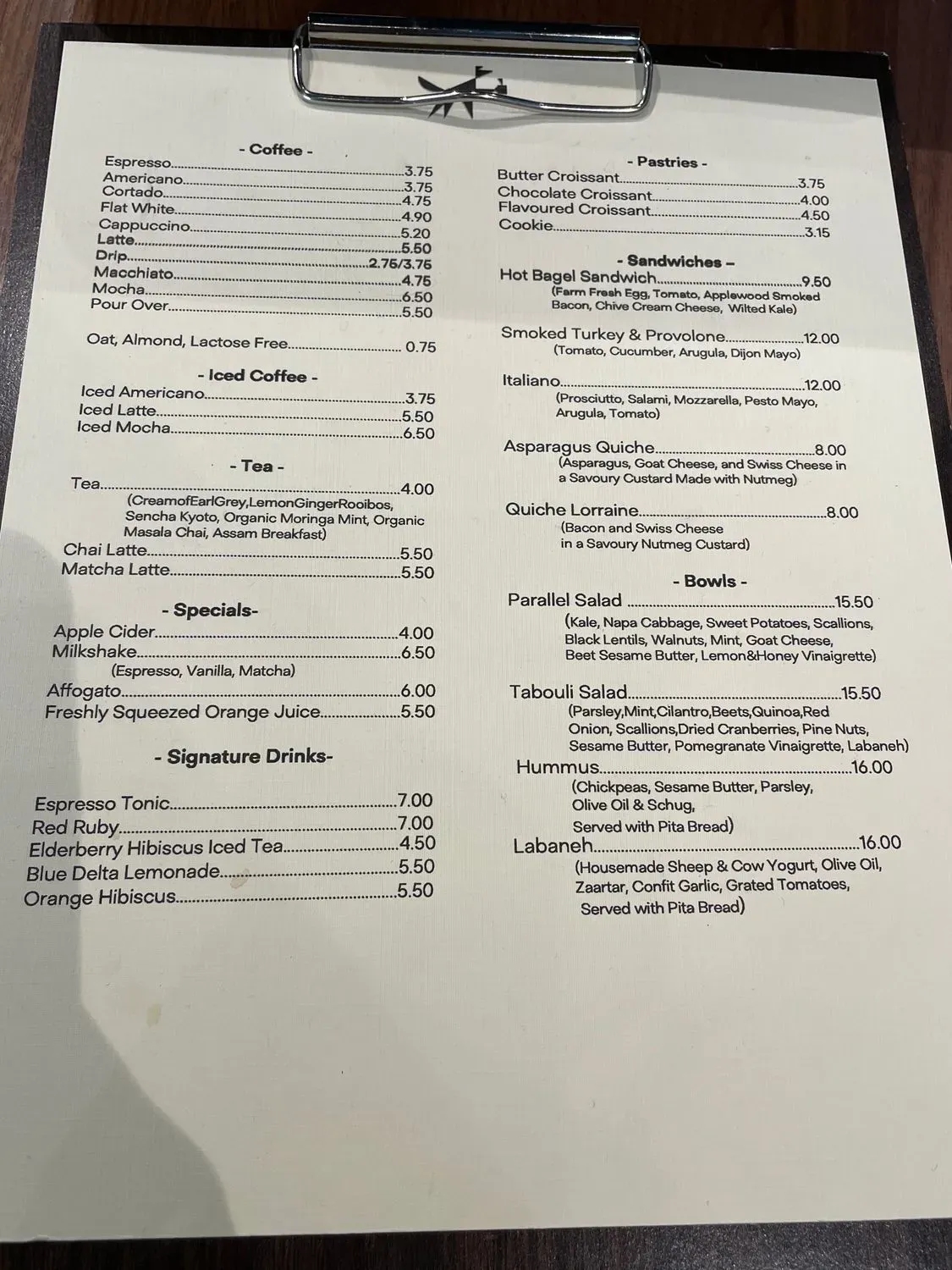 Menu 3