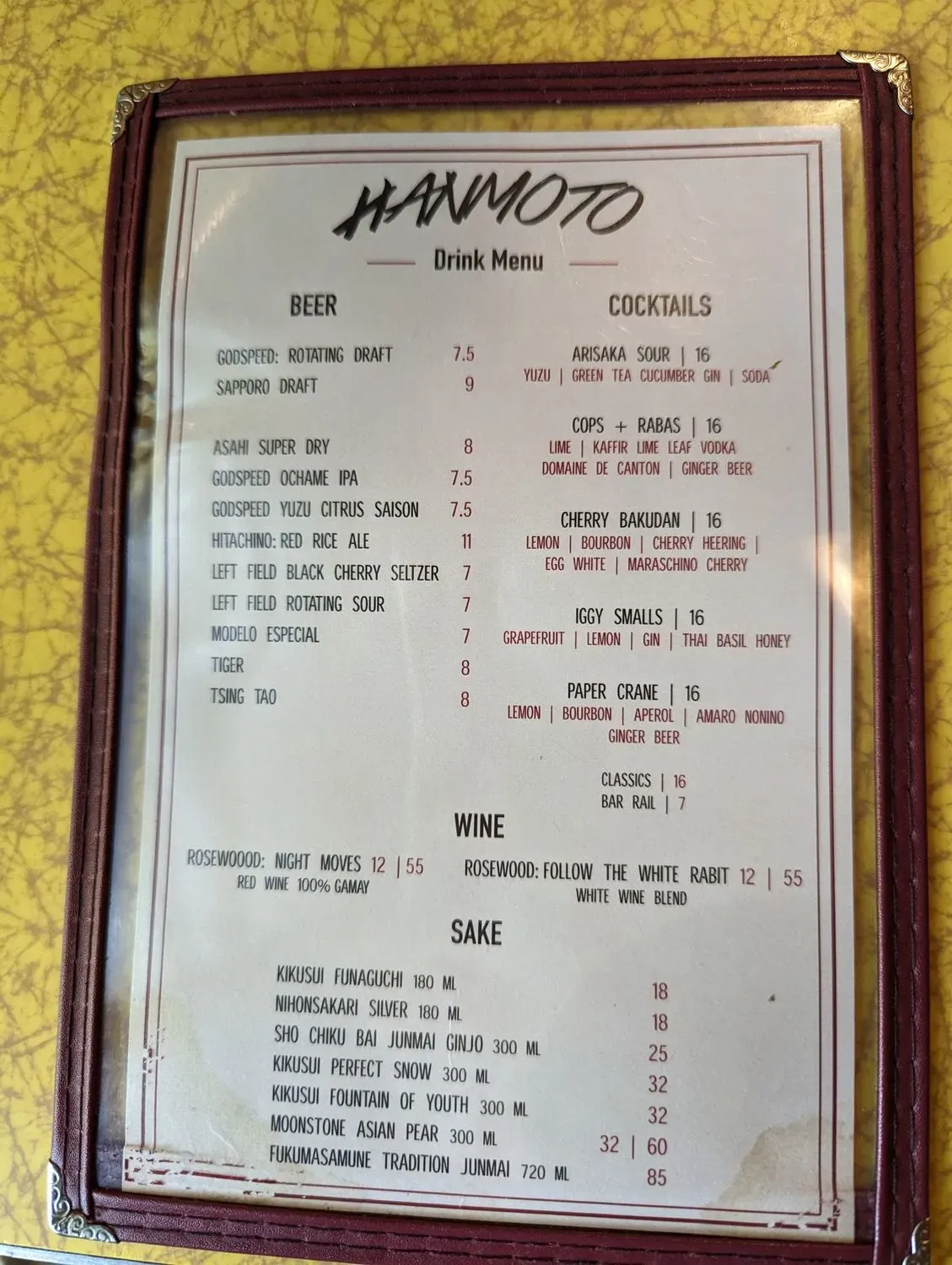 Menu 2