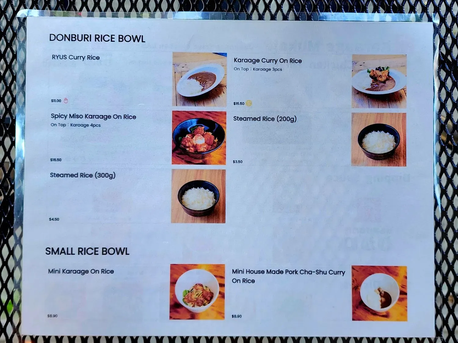 Menu 3