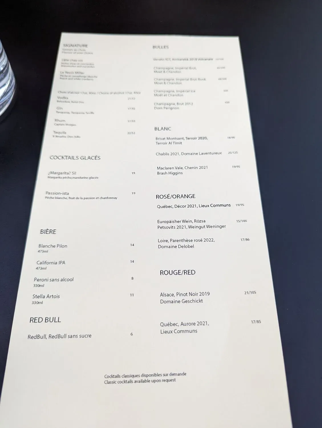 Menu 2