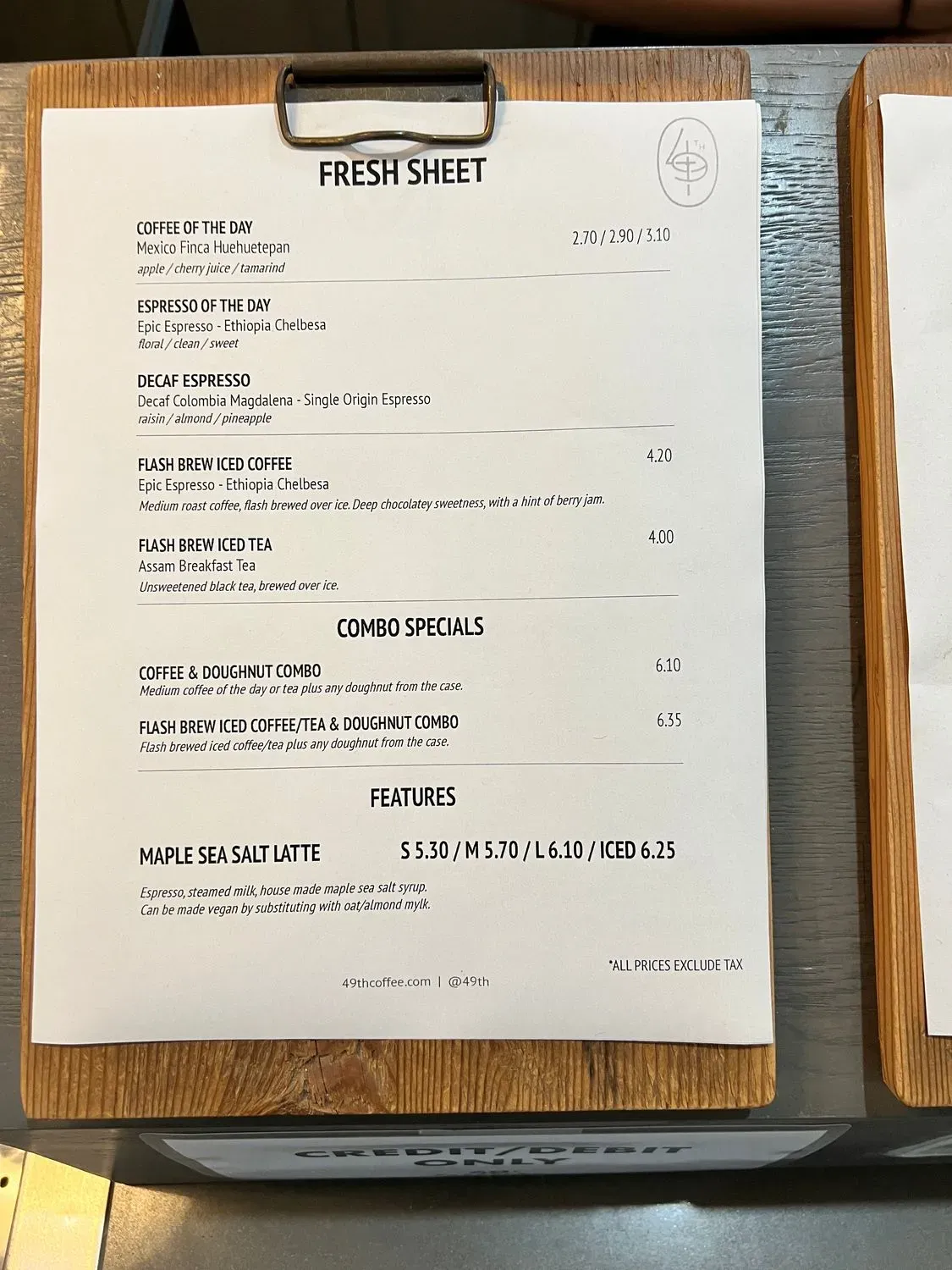 Menu 2