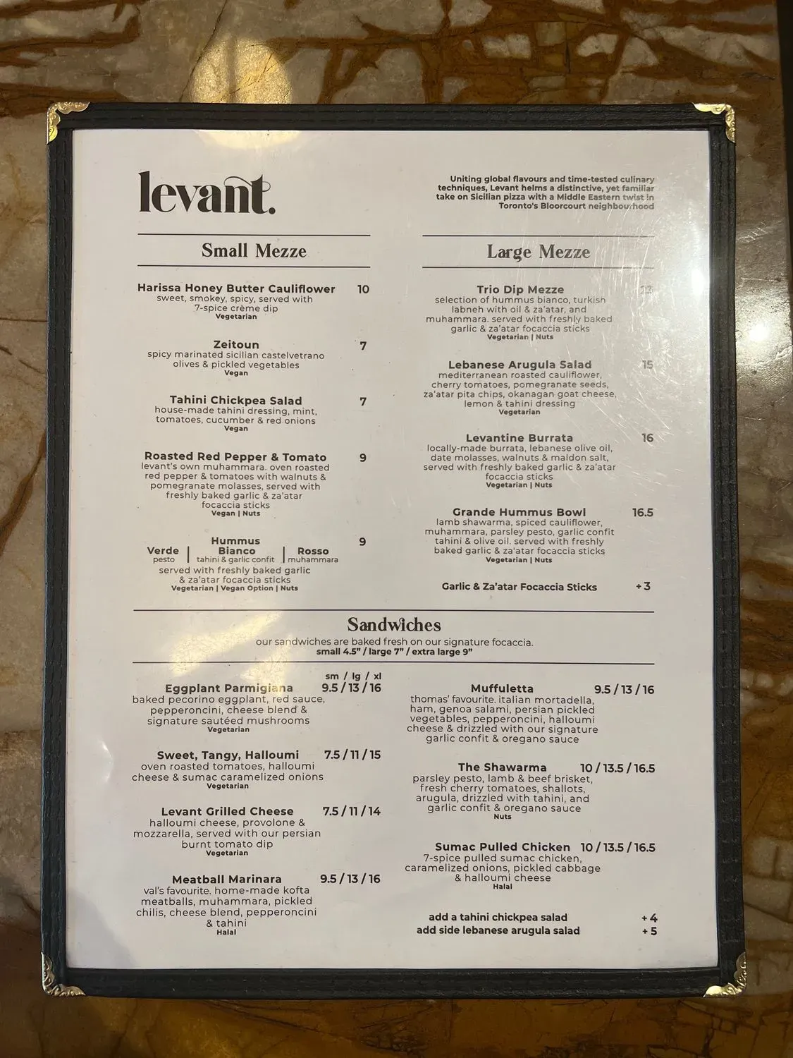 Menu 2