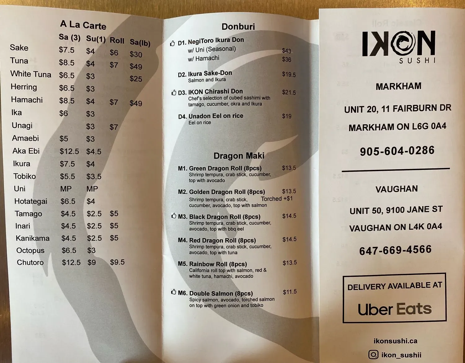 Menu 2