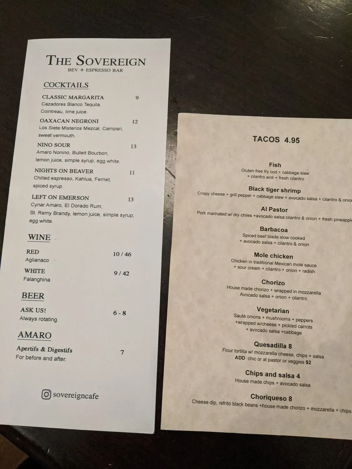 Menu 2