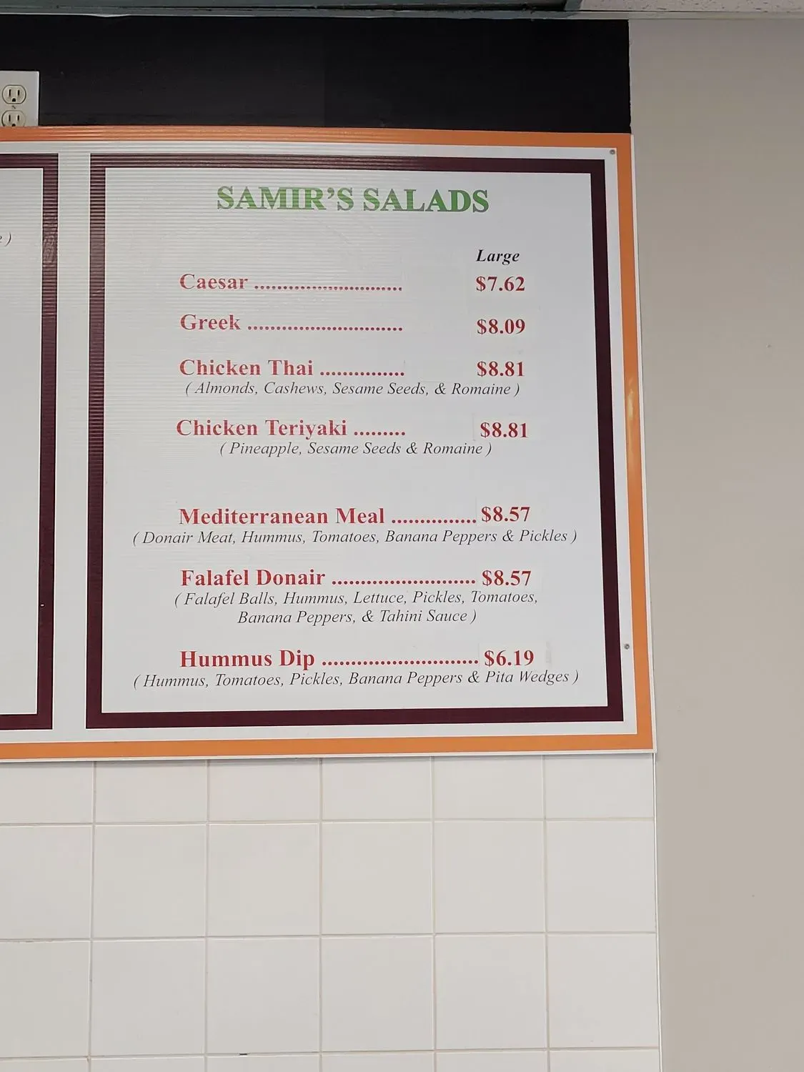 Menu 3