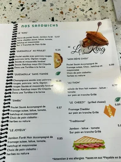 Menu 2