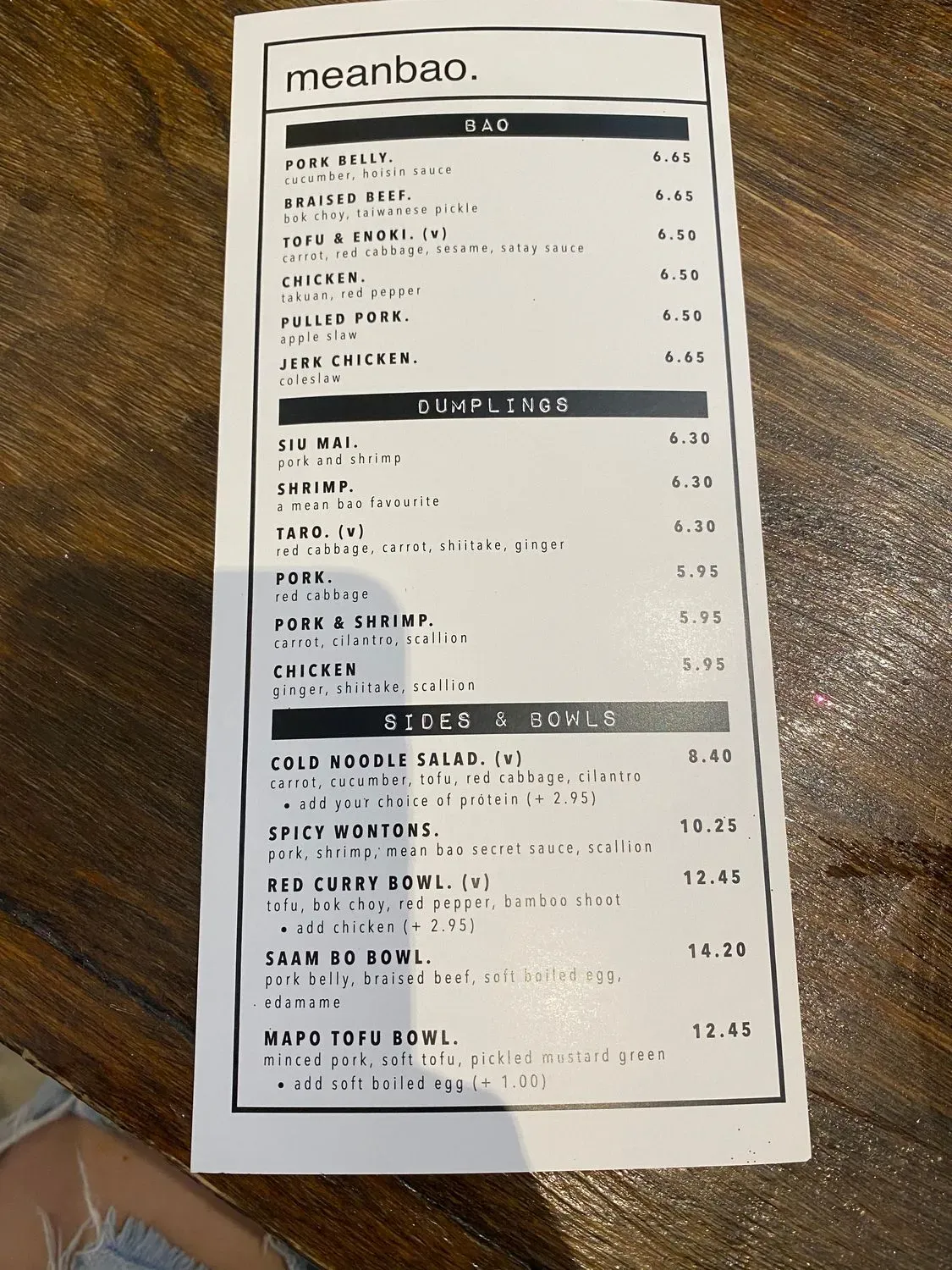 Menu 3