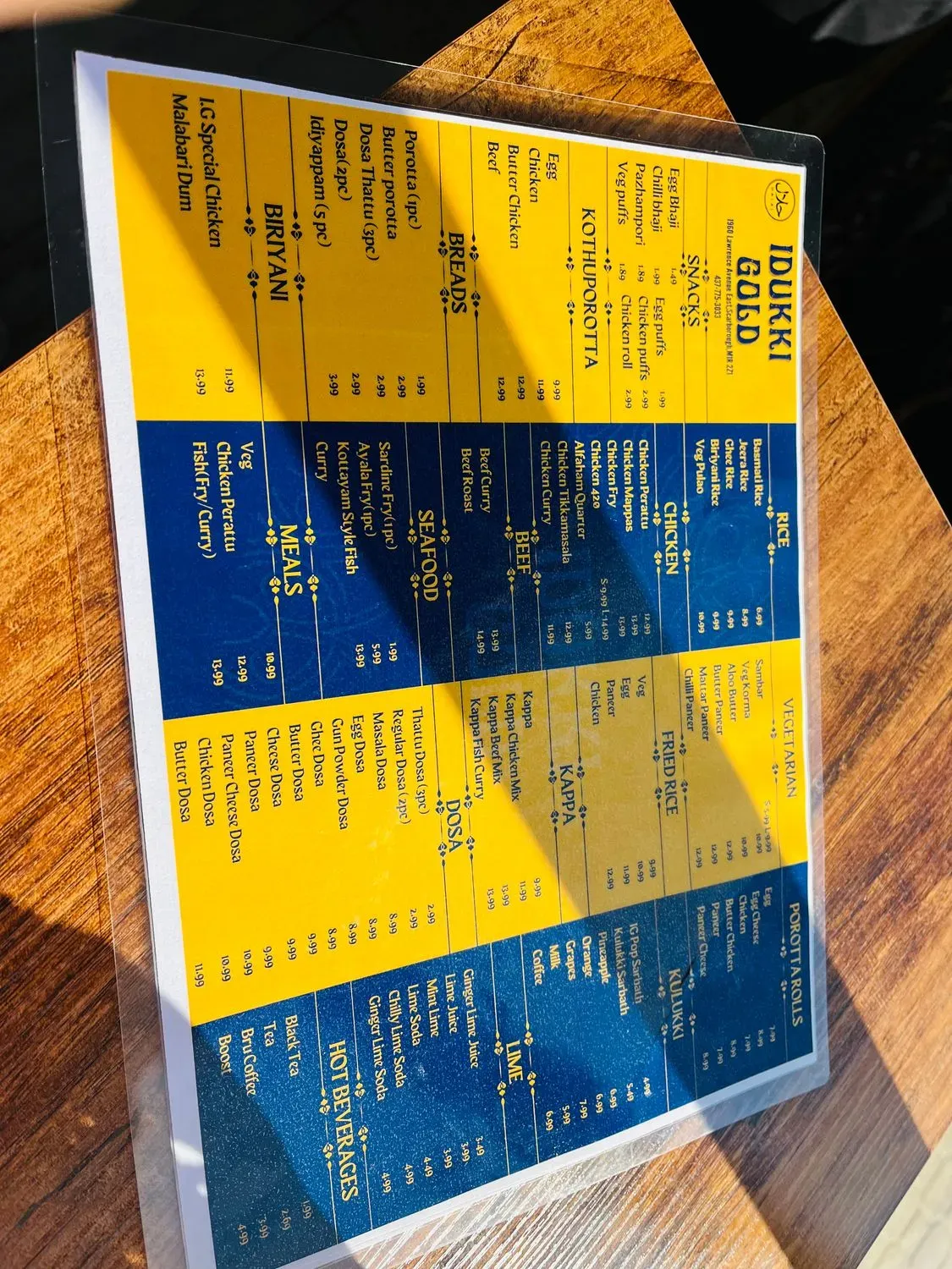 Menu 3