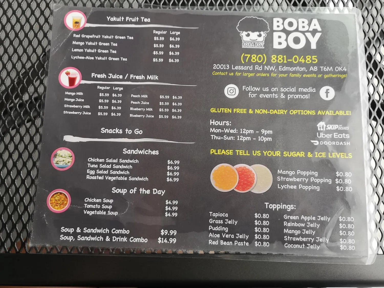 Menu 3