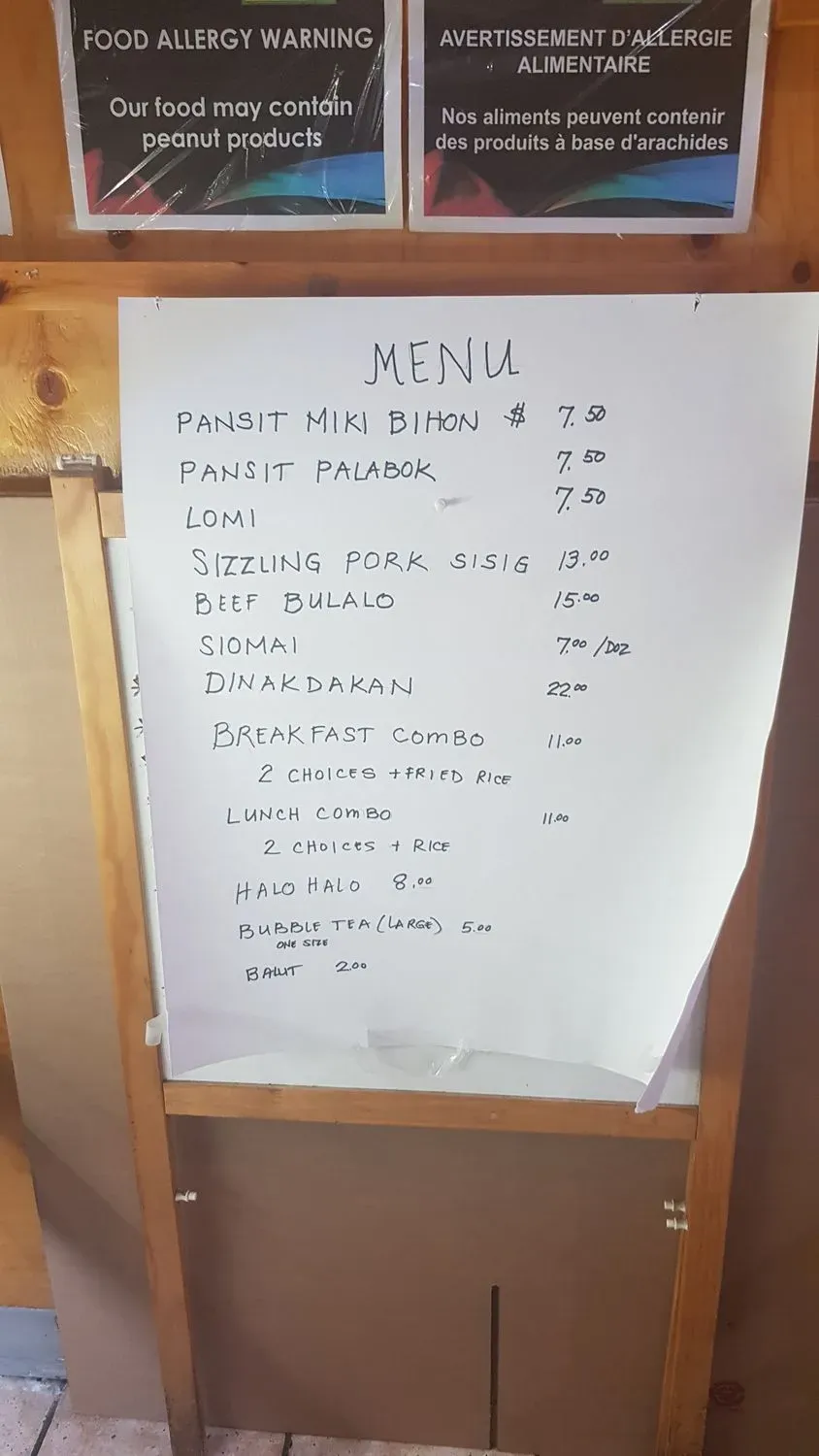 Menu 3