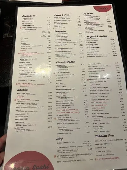 Menu 2