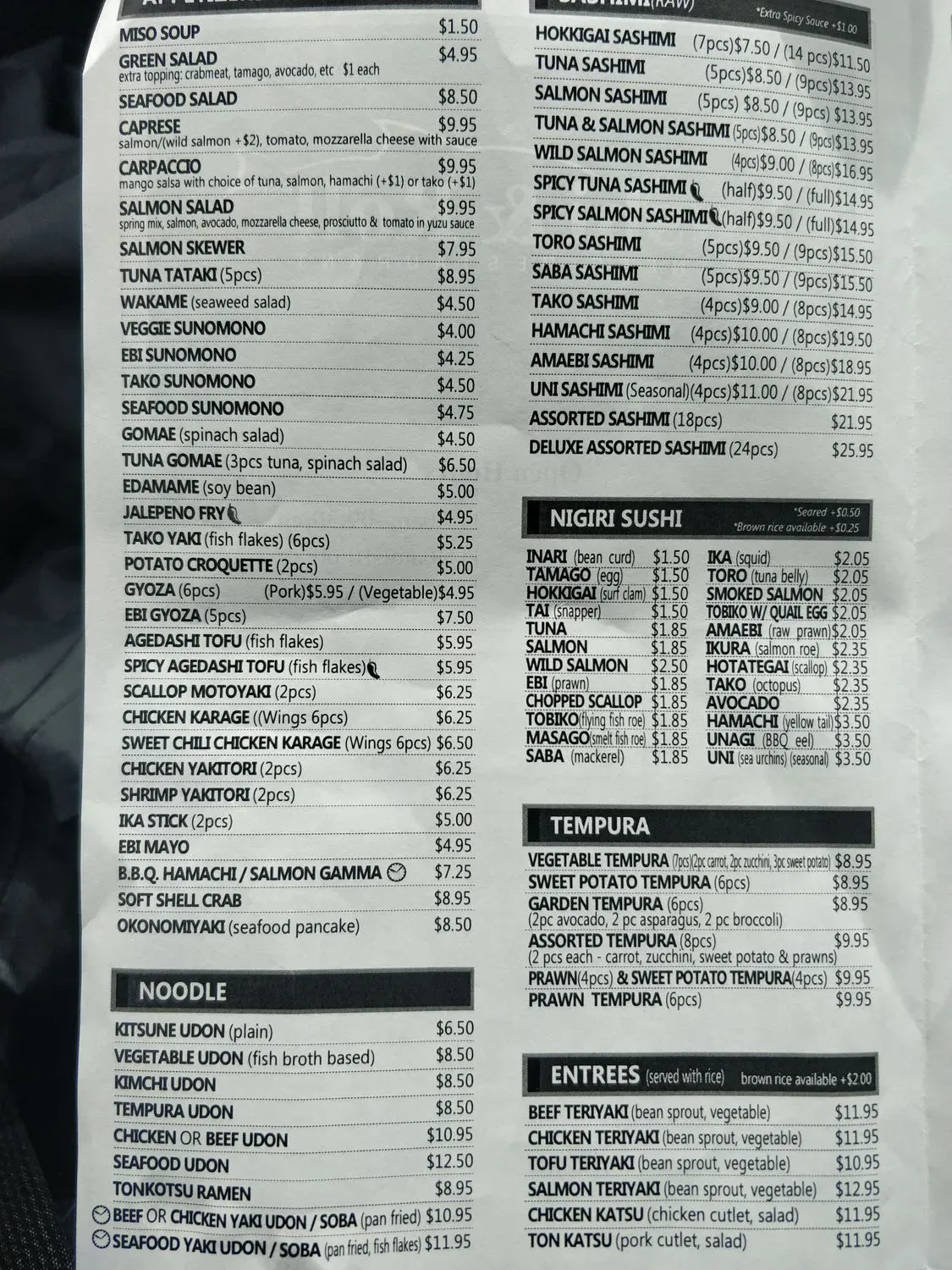 Menu 2