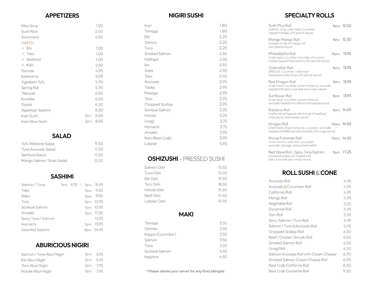 Menu 2