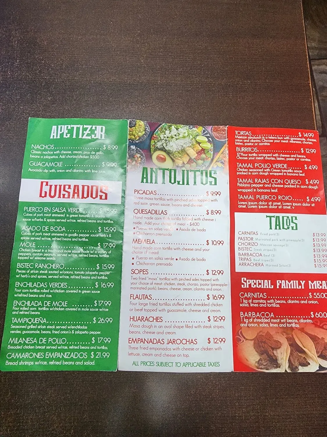 Menu 2