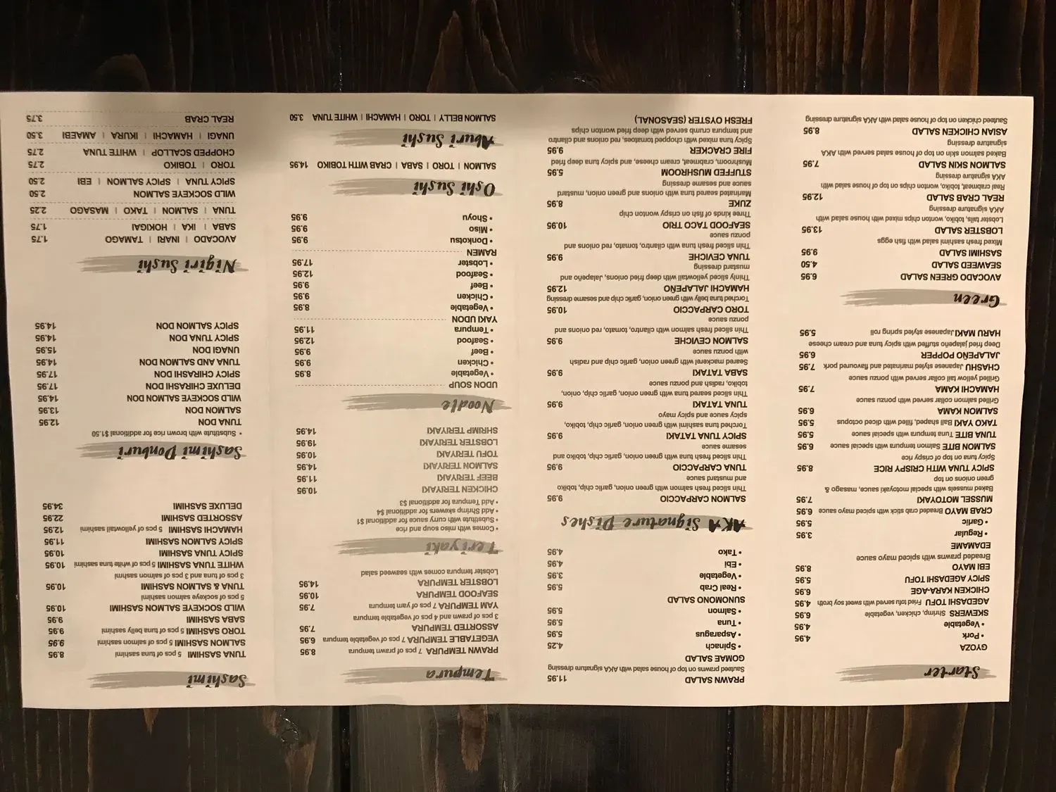 Menu 3