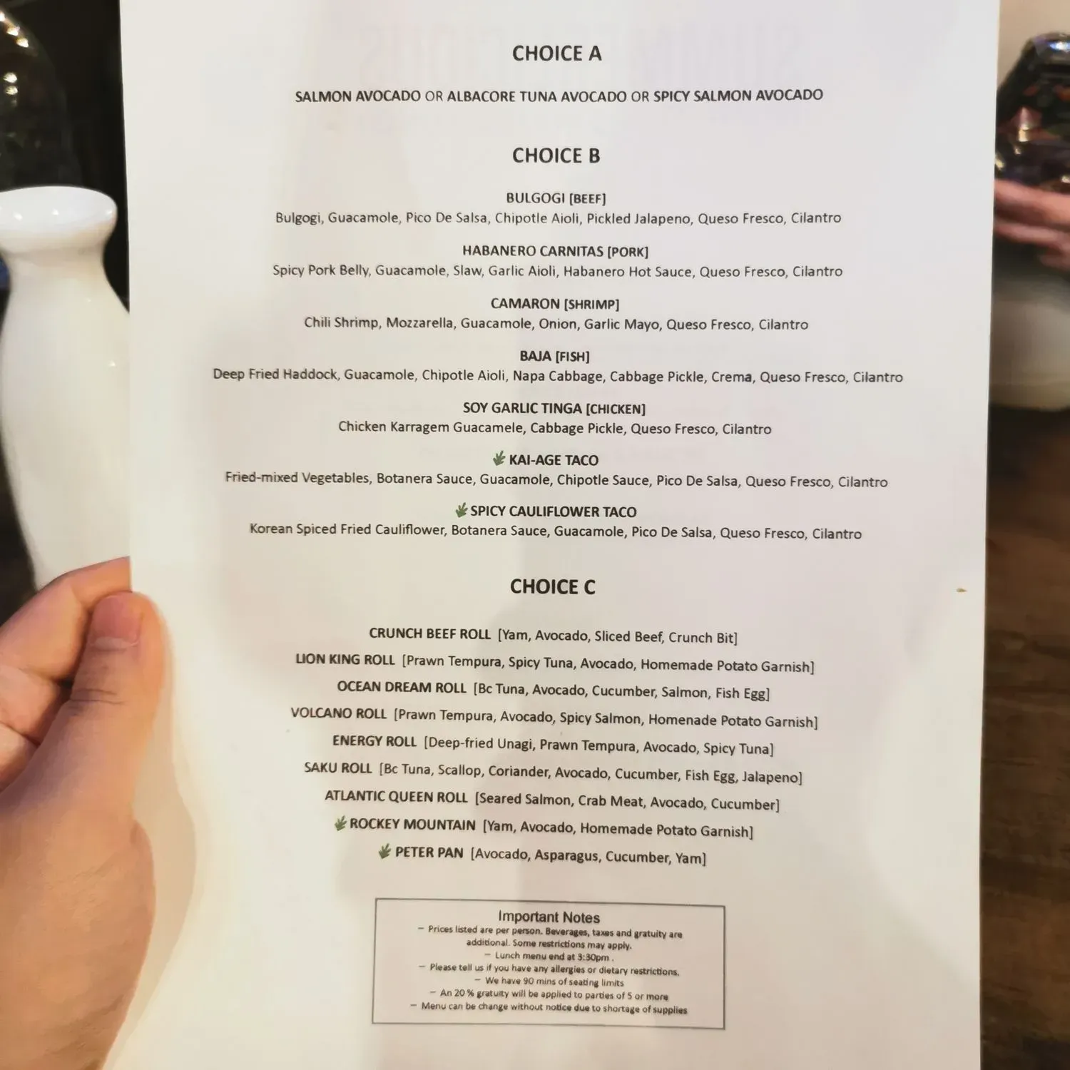 Menu 3