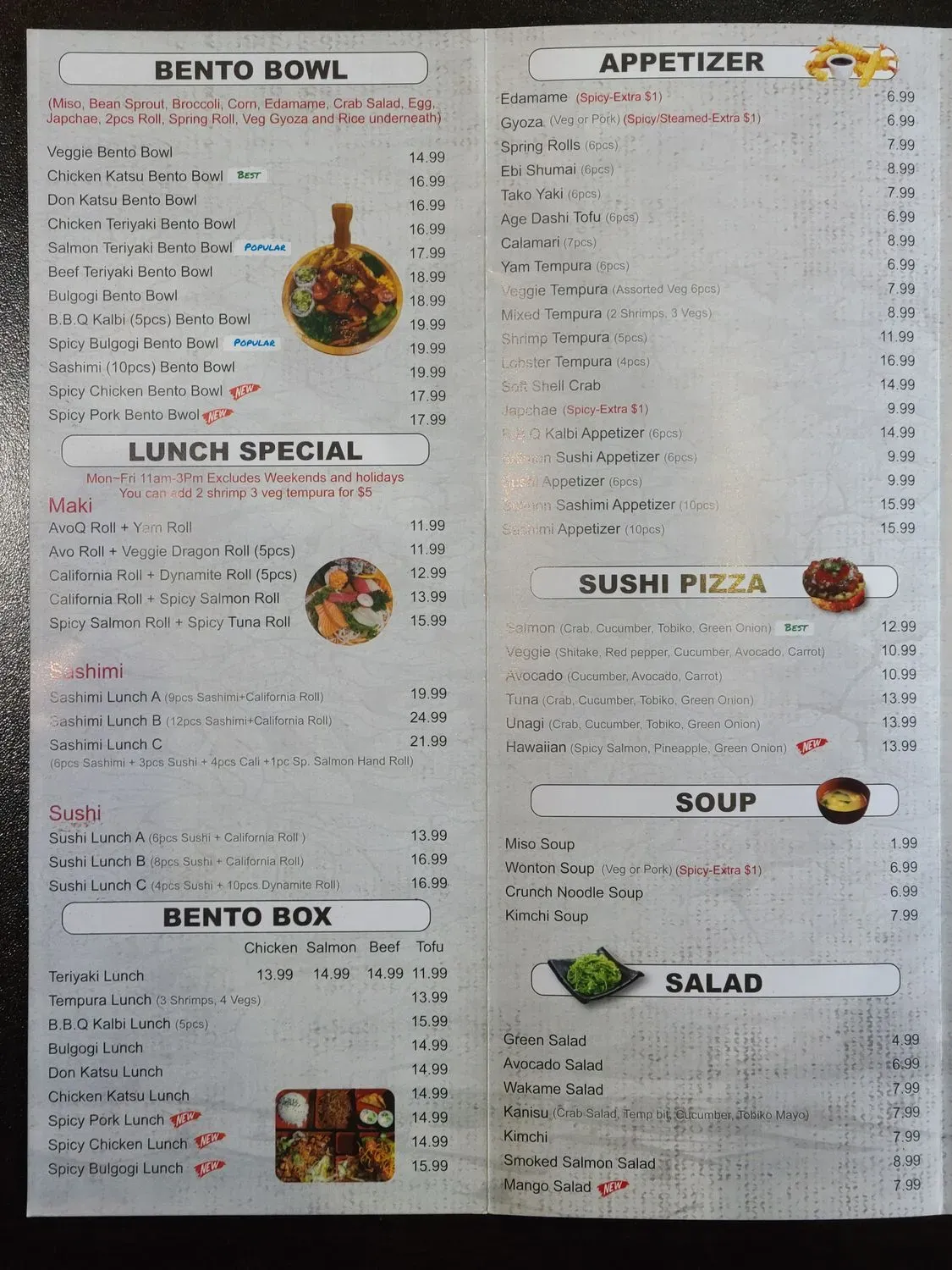 Menu 2