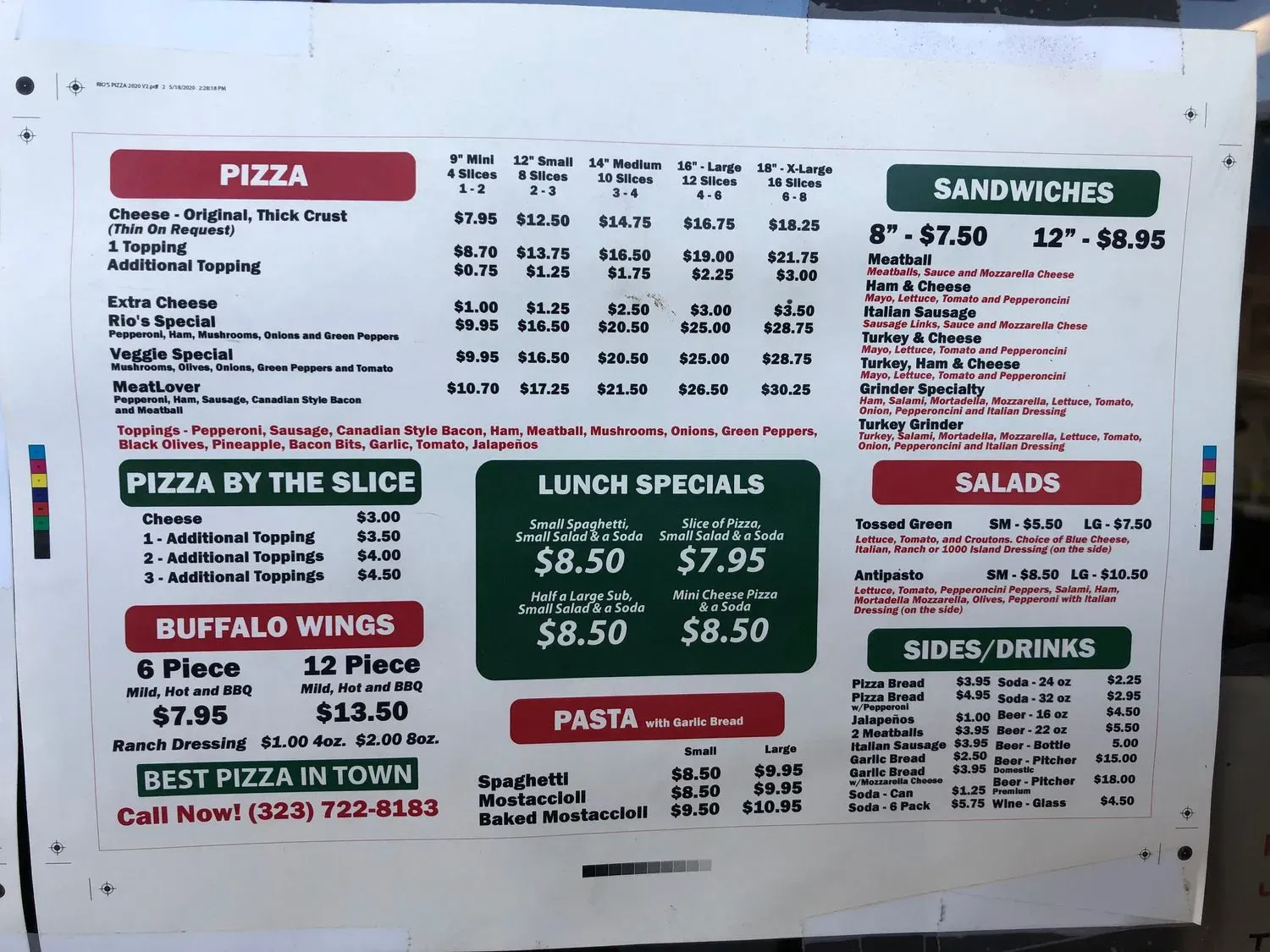 Menu 3