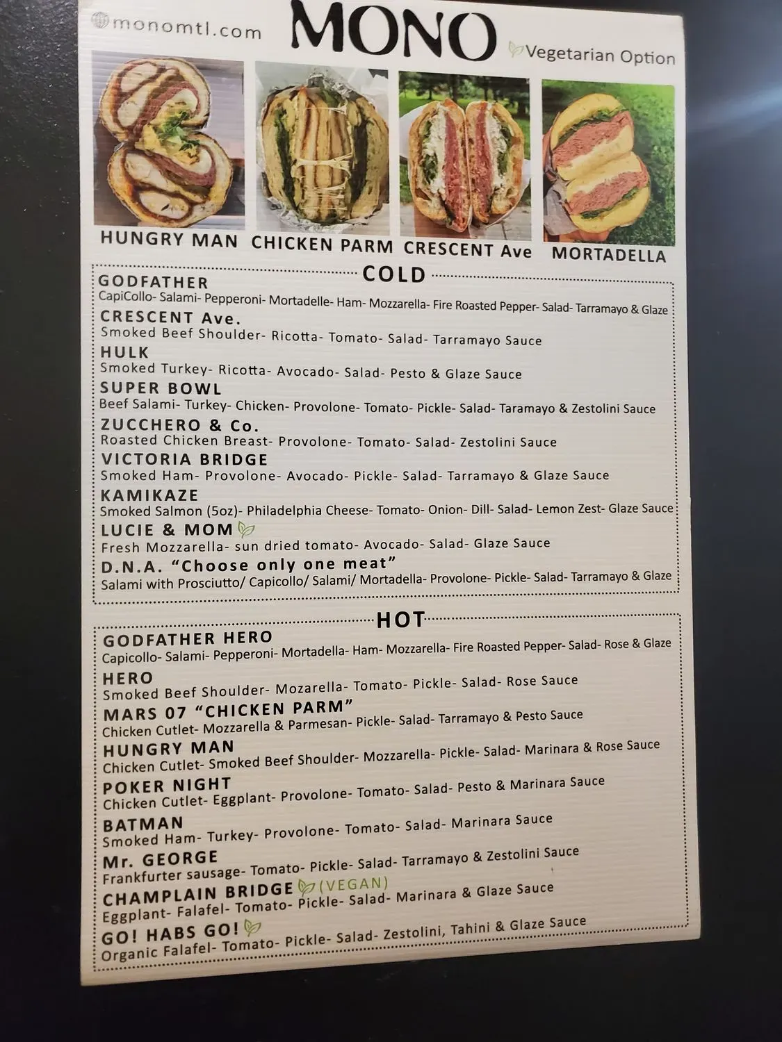 Menu 3