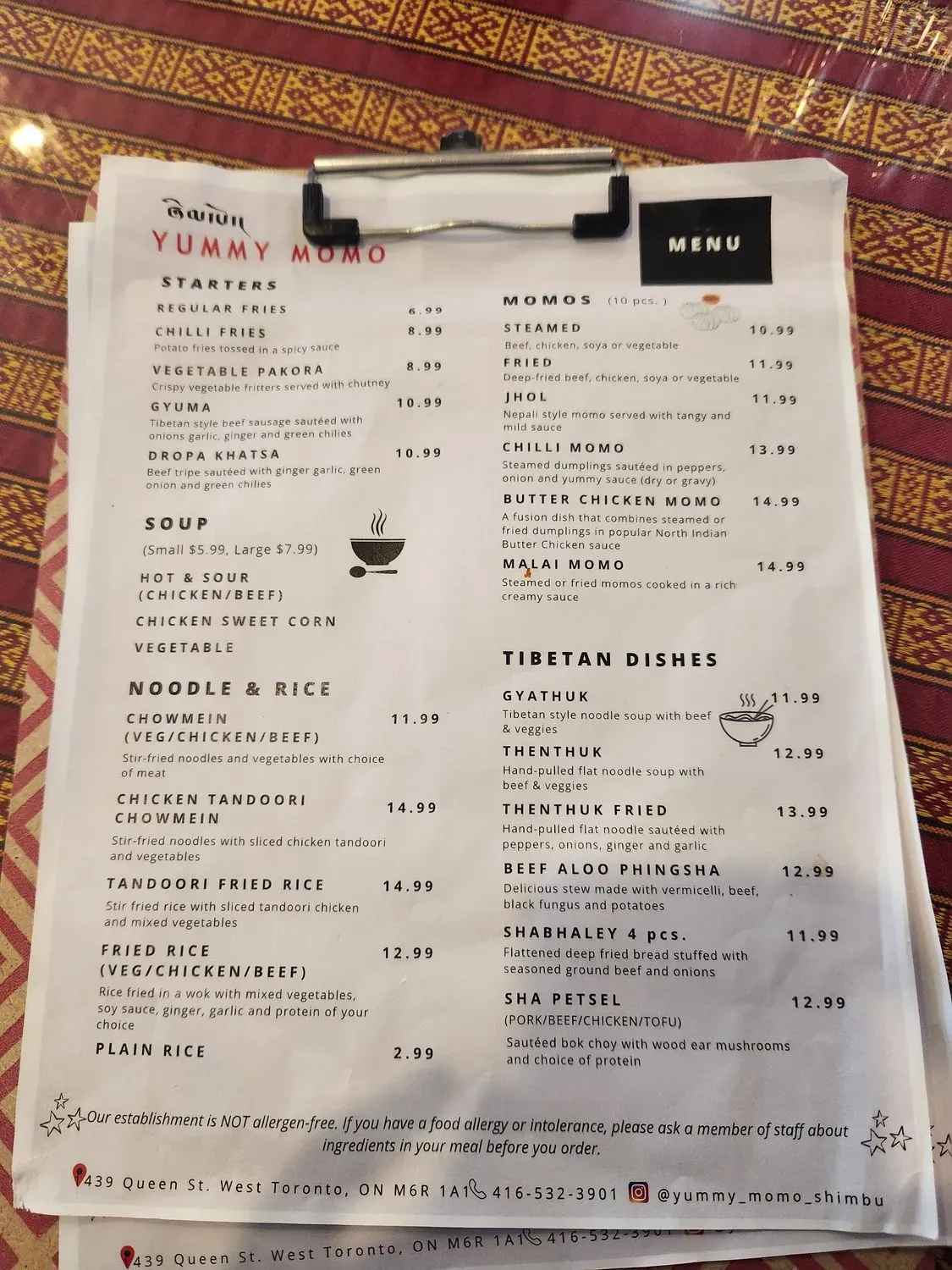 Menu 3