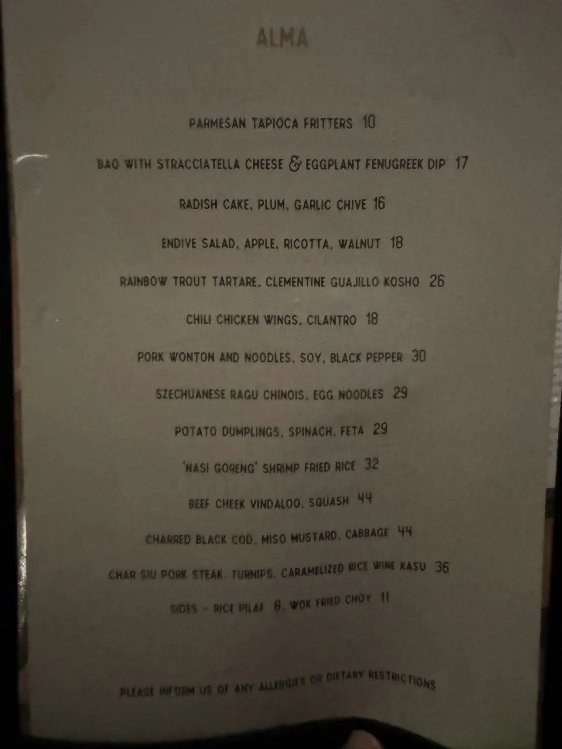 Menu 3