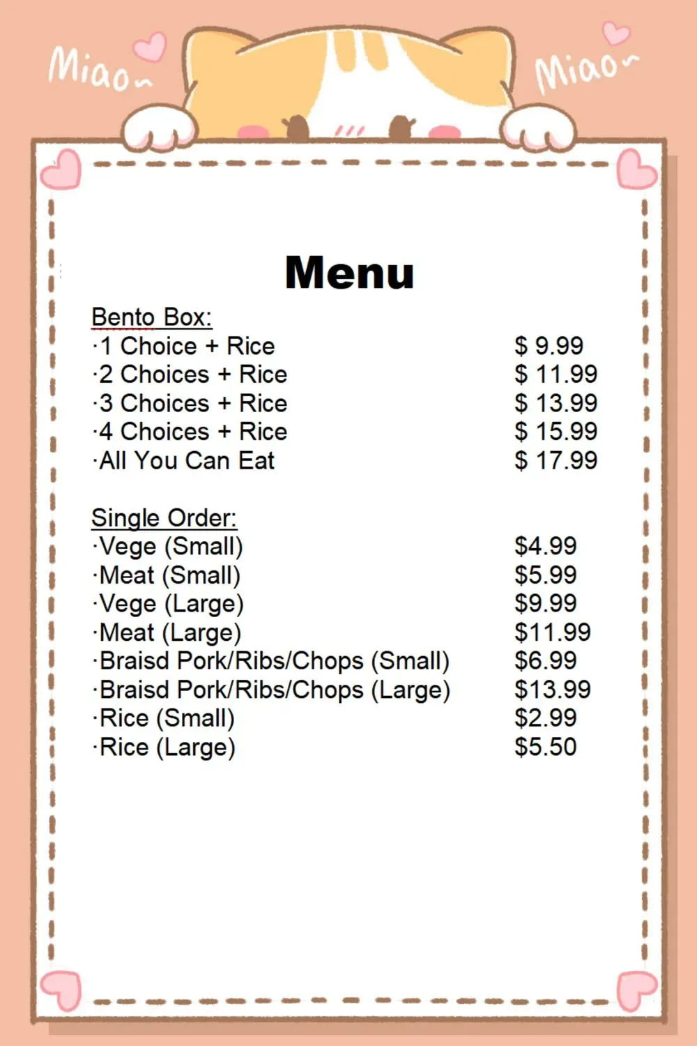 Menu 3