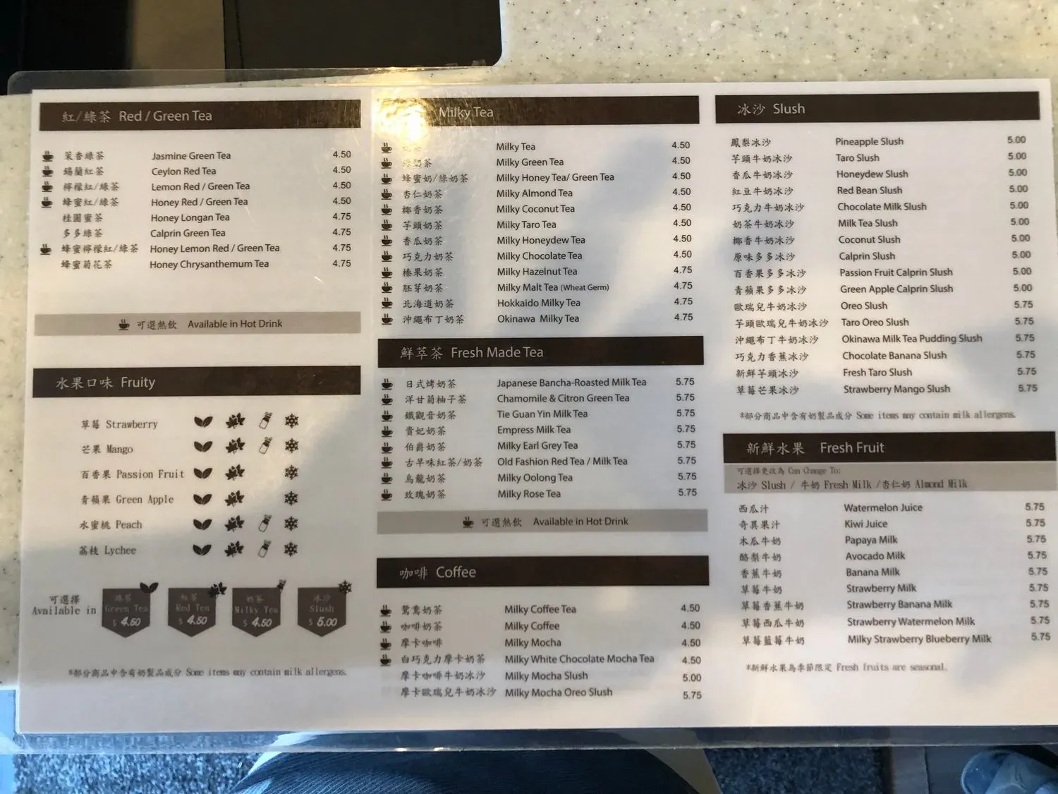 Menu 2