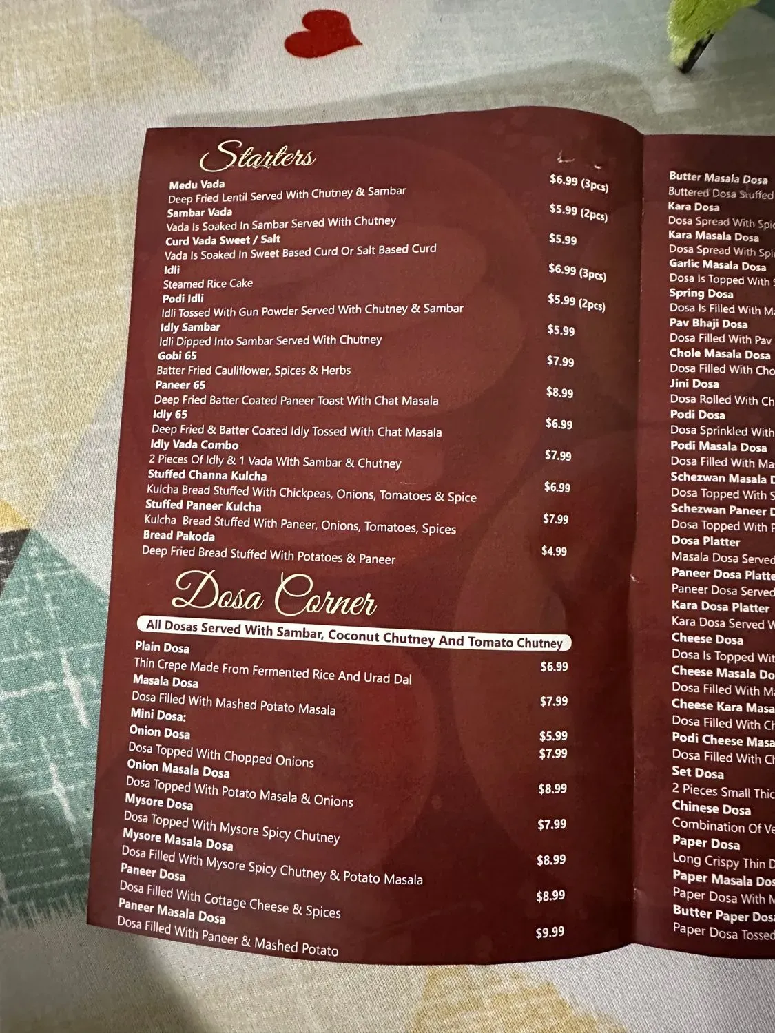 Menu 3