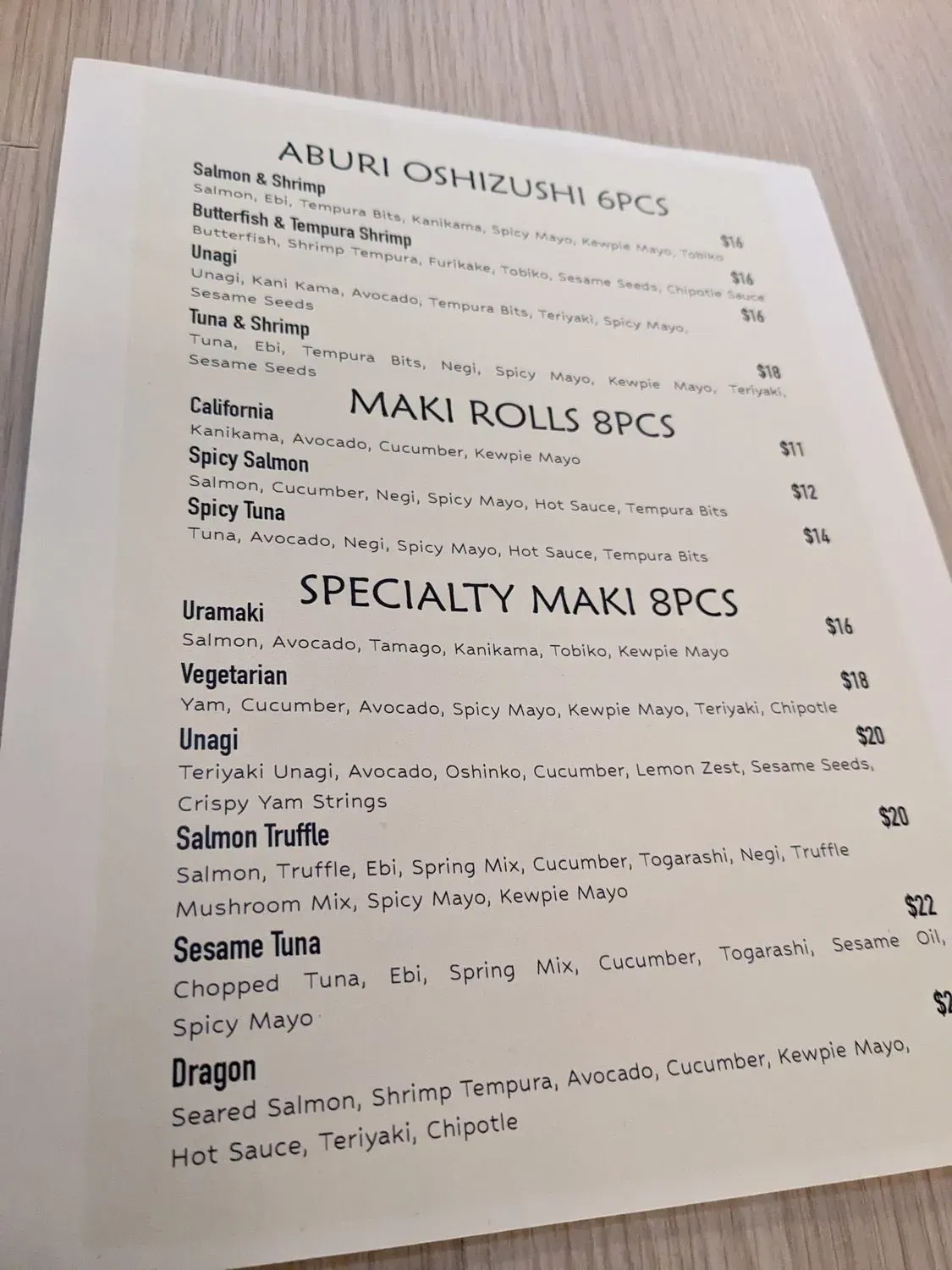 Menu 3