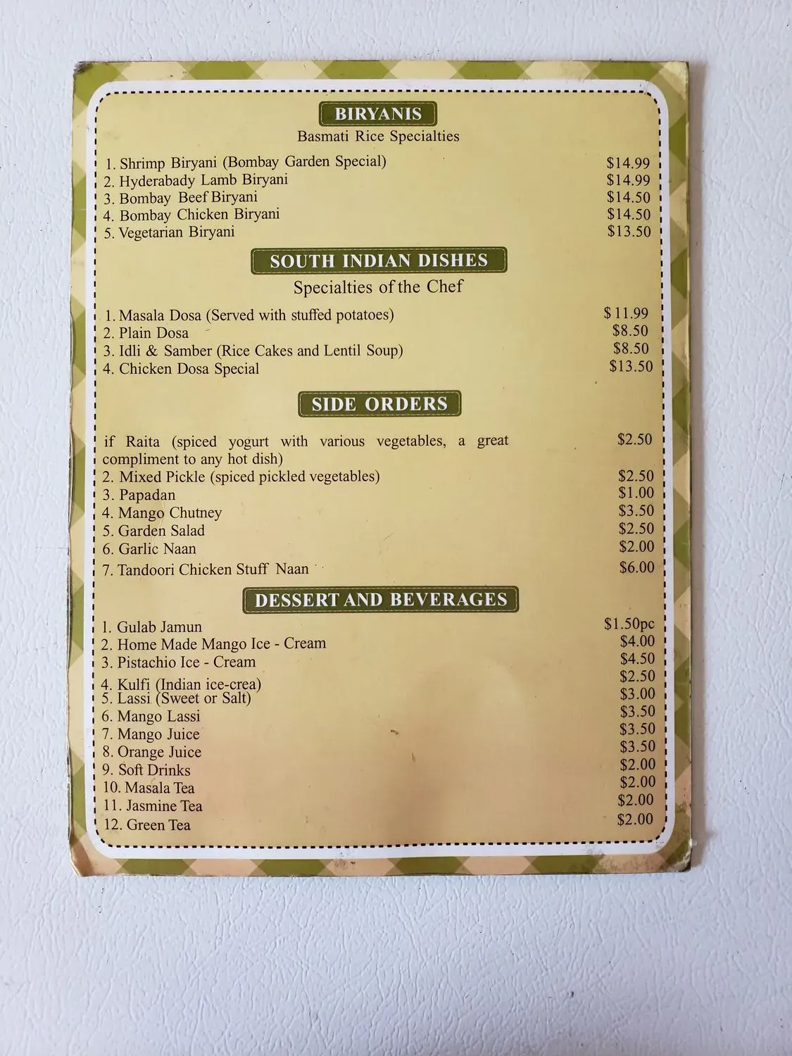 Menu 2