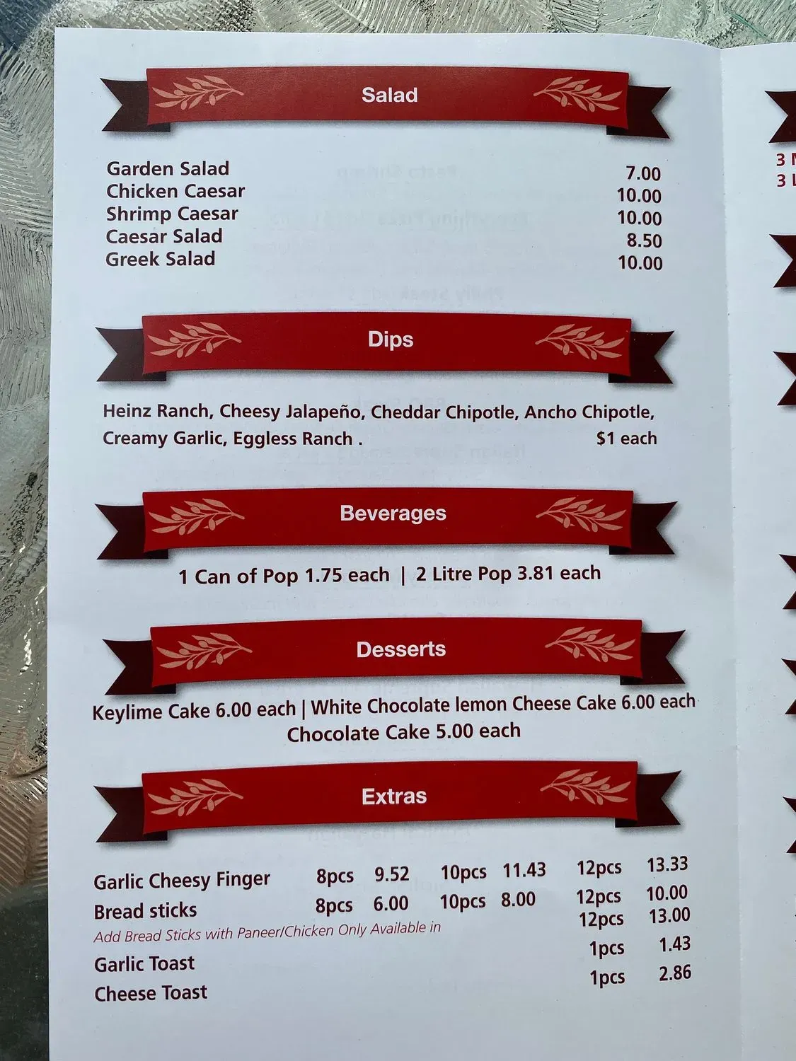 Menu 2