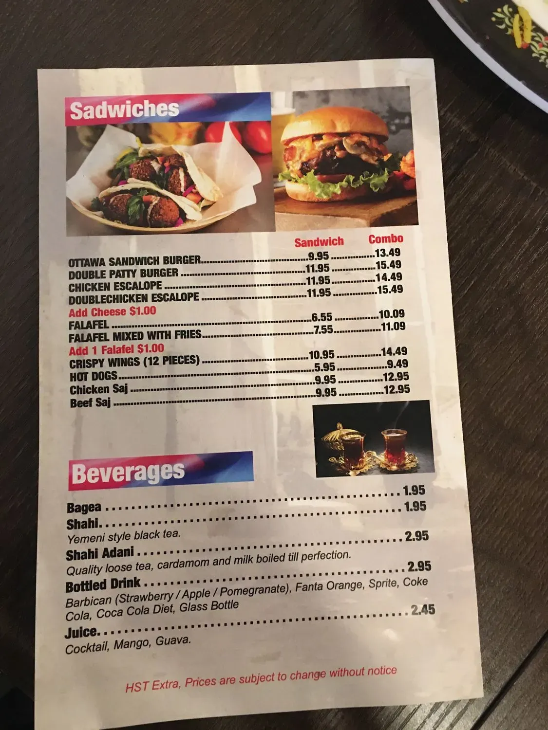 Menu 3