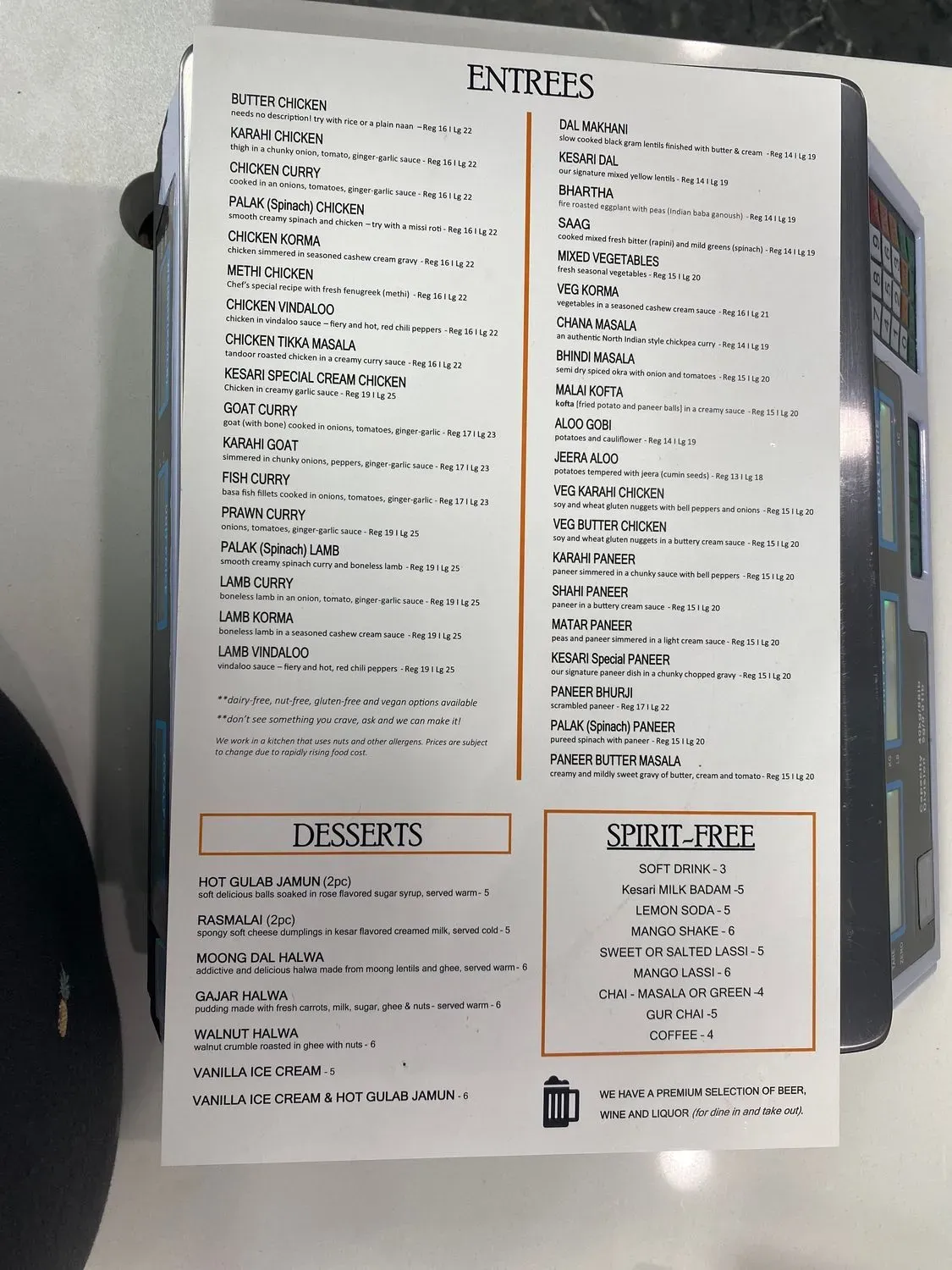 Menu 2