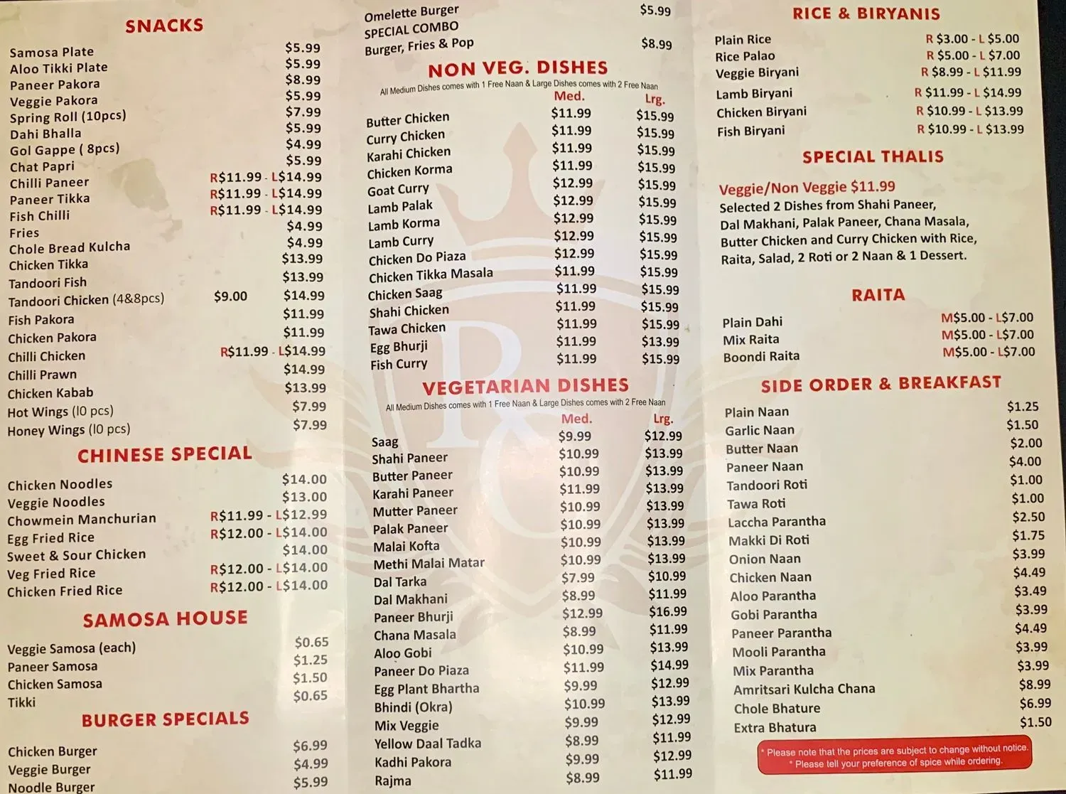 Menu 2