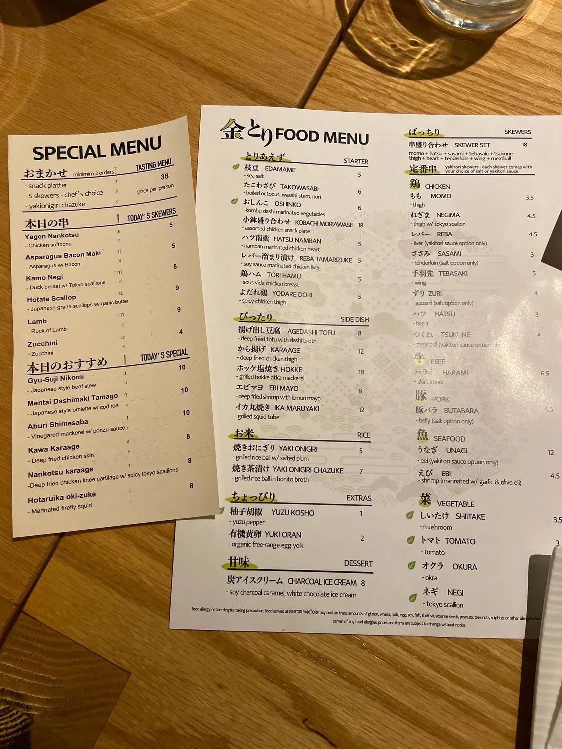 Menu 3