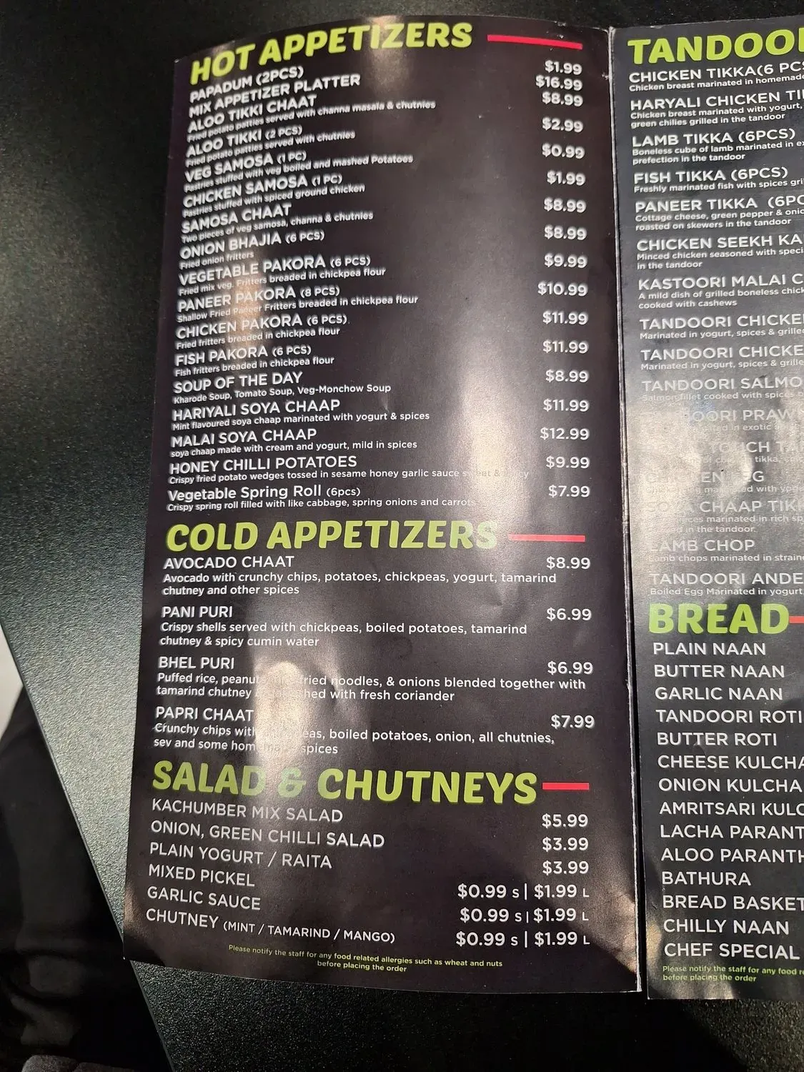 Menu 3