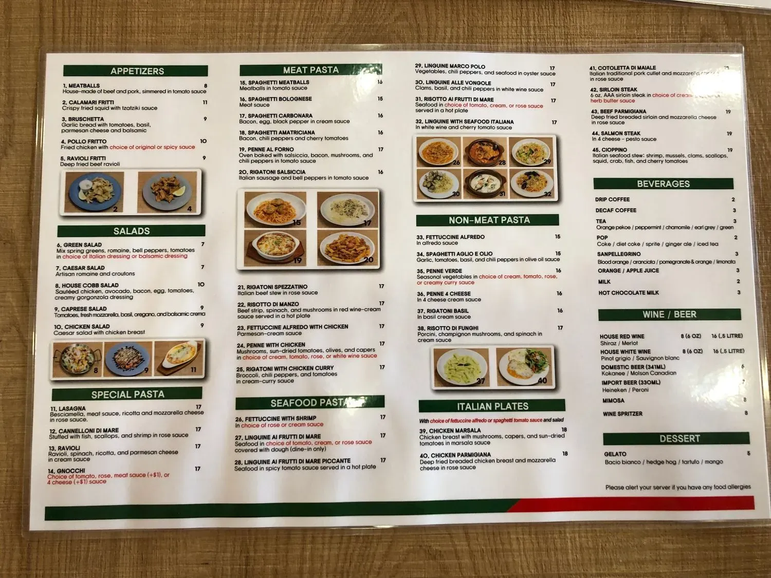 Menu 2