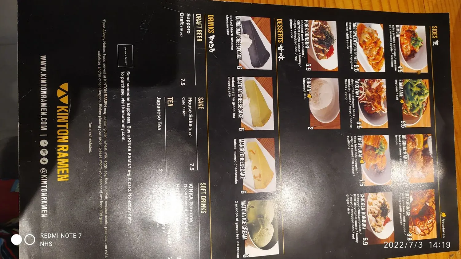 Menu 3