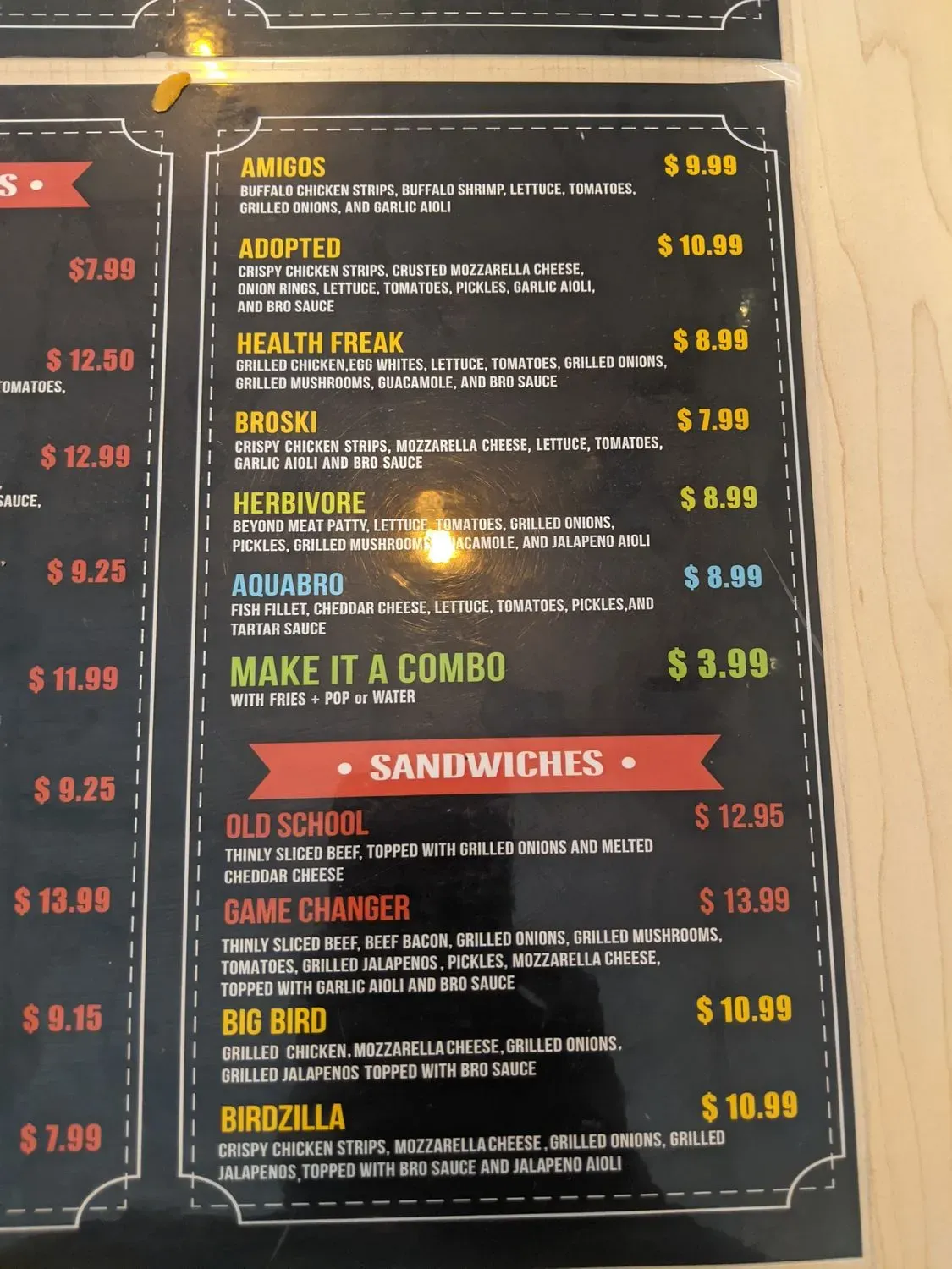 Menu 4