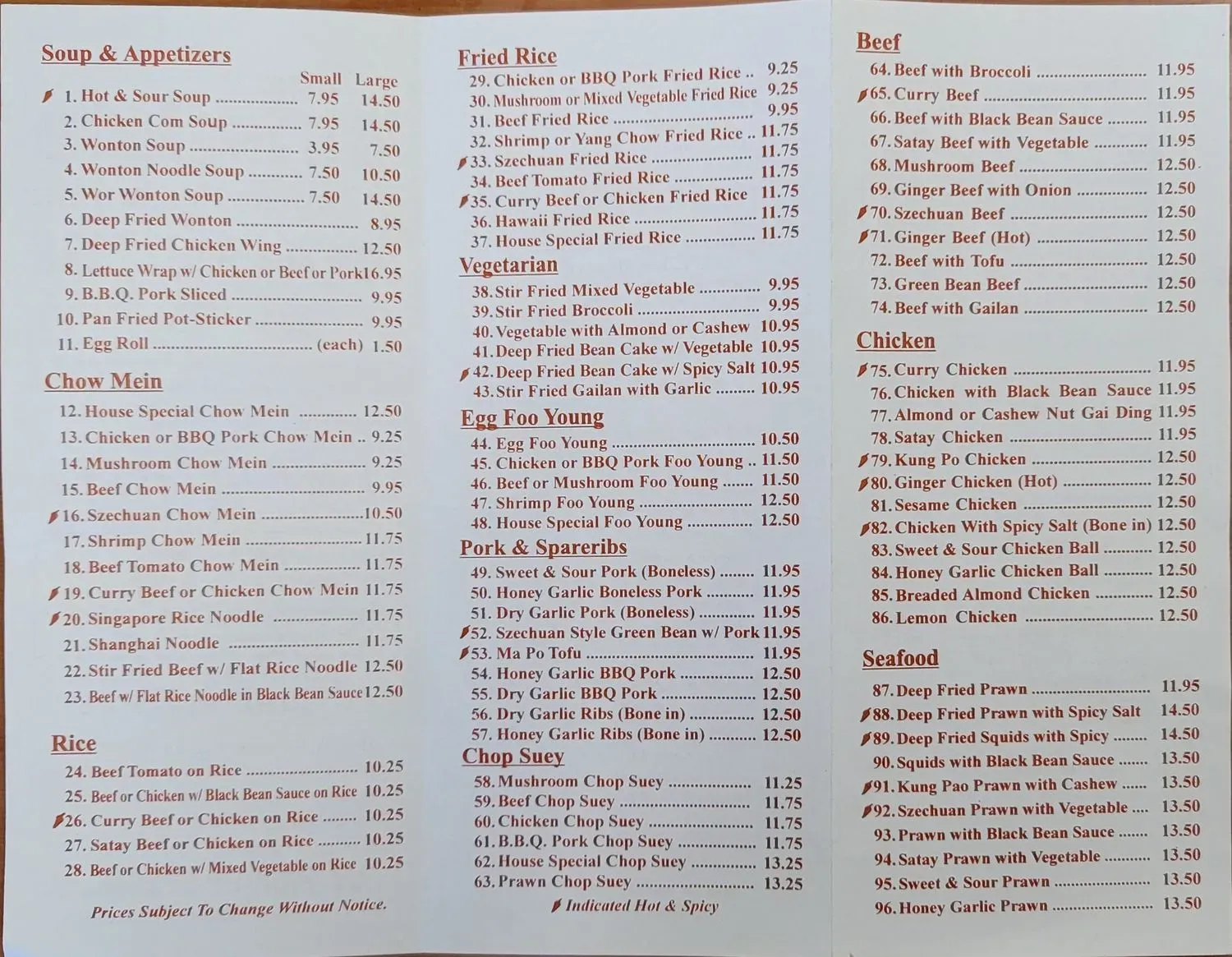 Menu 2