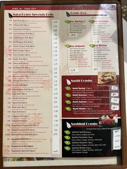 Menu 3