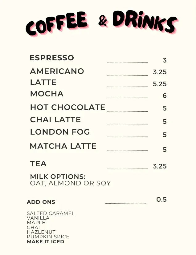 Menu 2