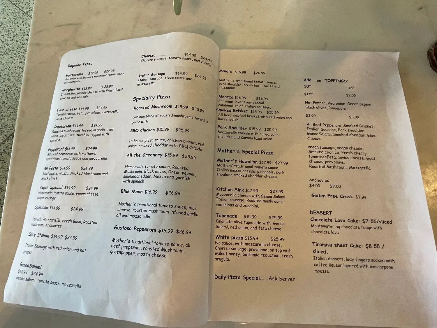 Menu 3