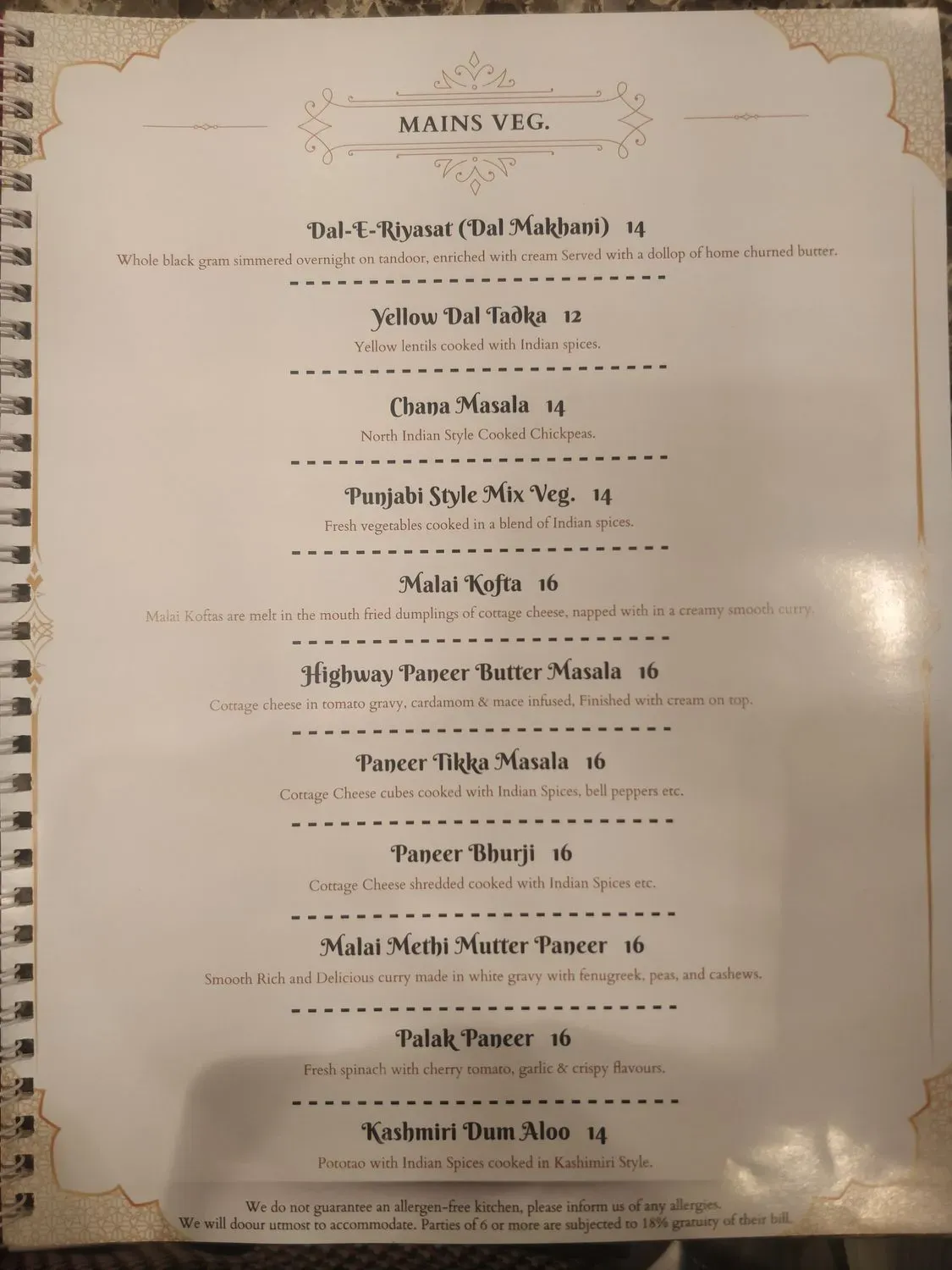 Menu 3