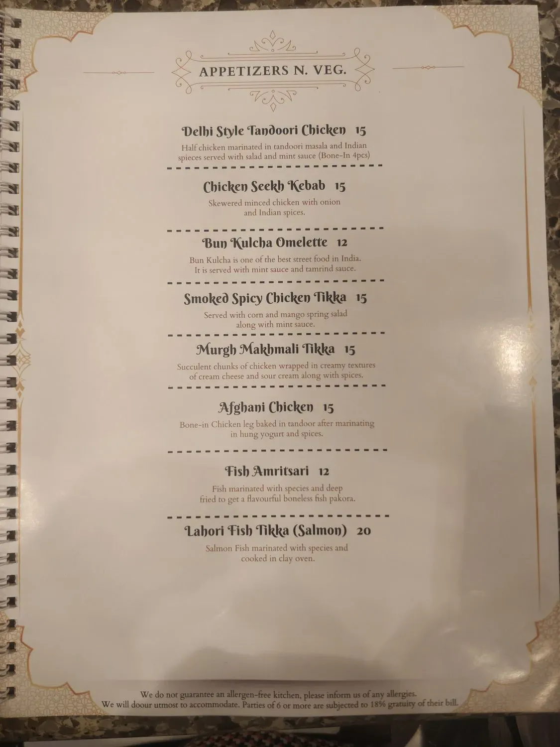 Menu 2