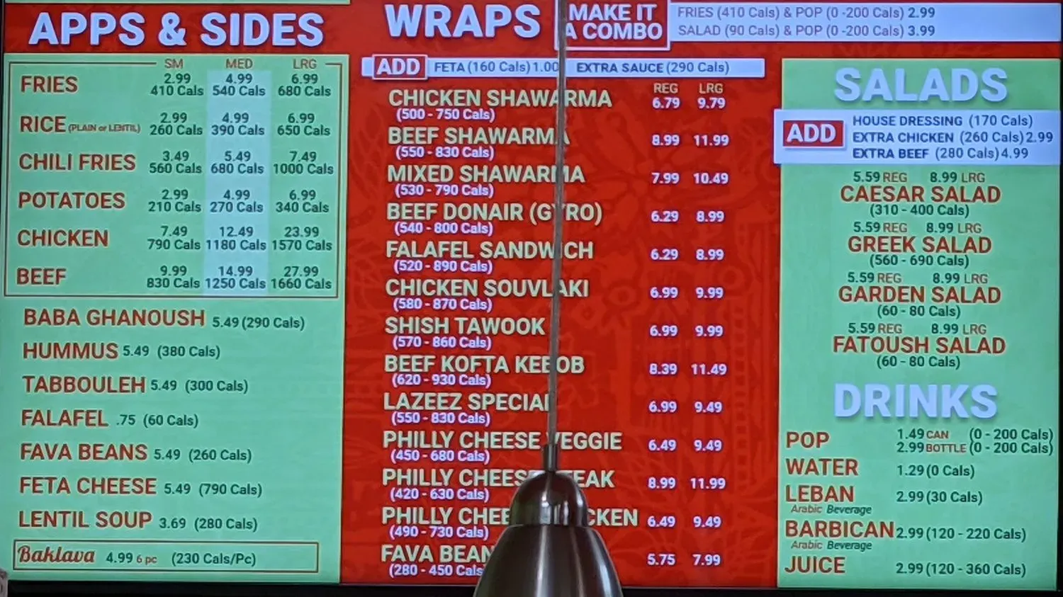 Menu 3