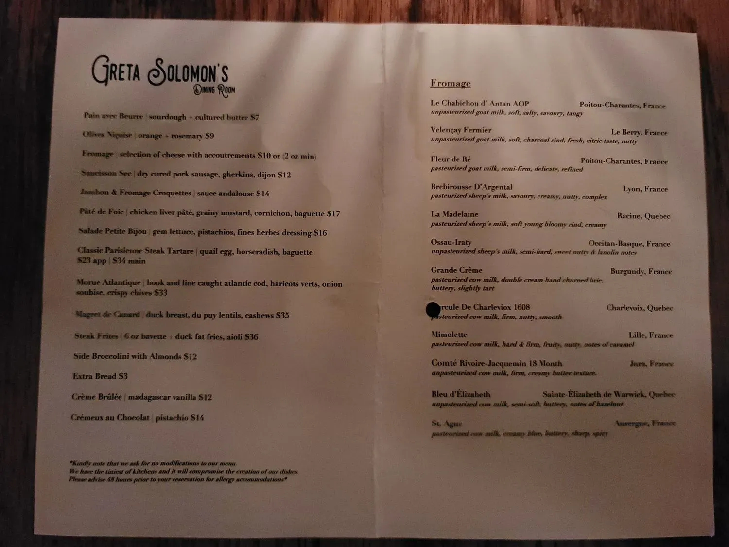 Menu 3