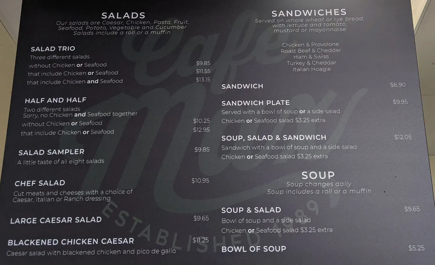 Menu 2