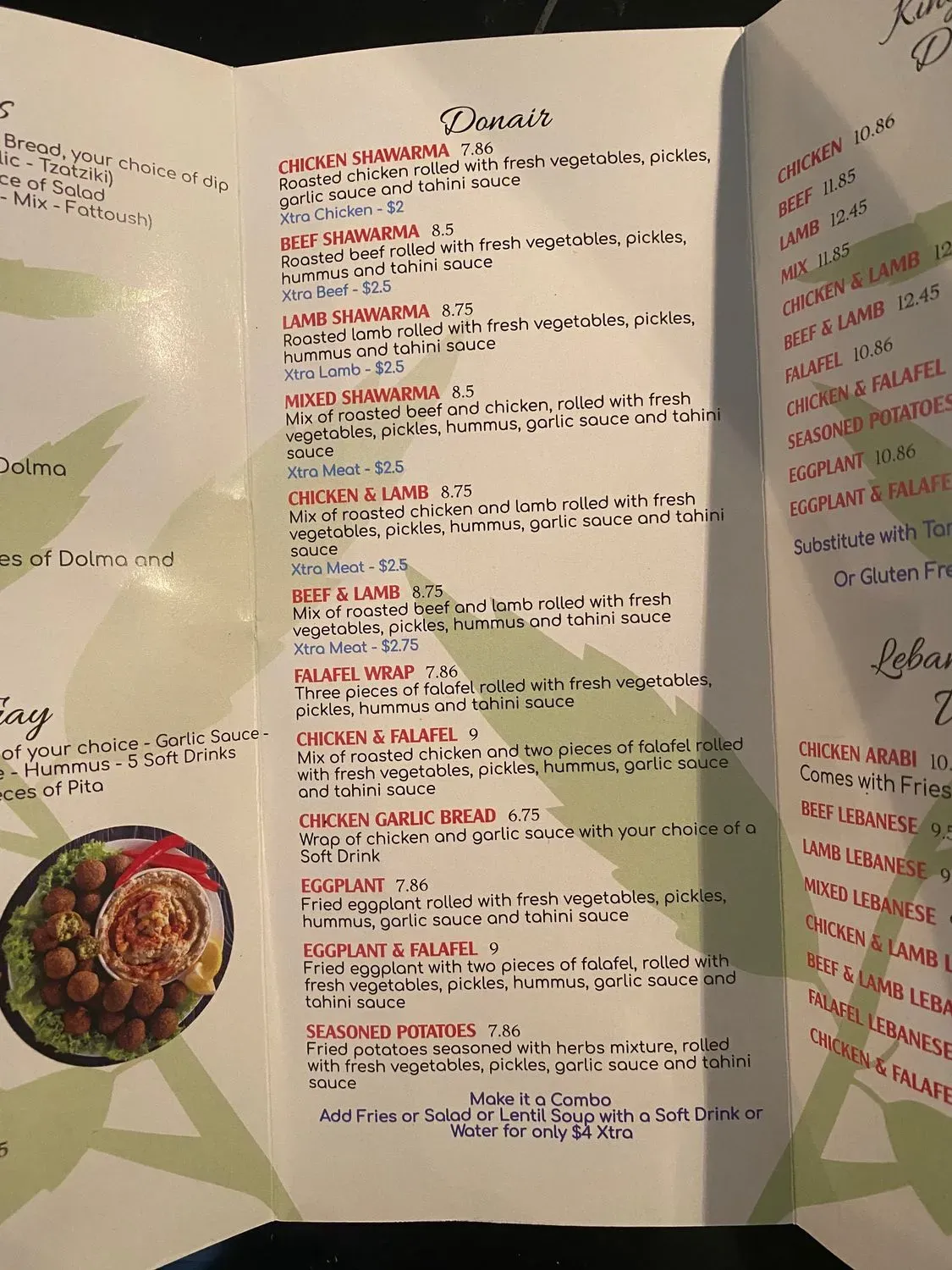 Menu 3