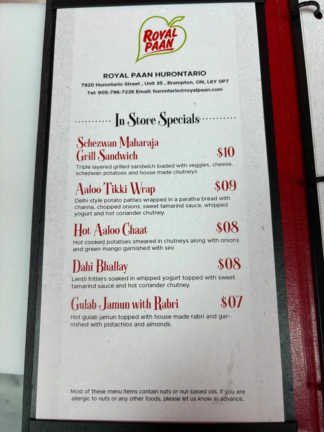 Menu 3